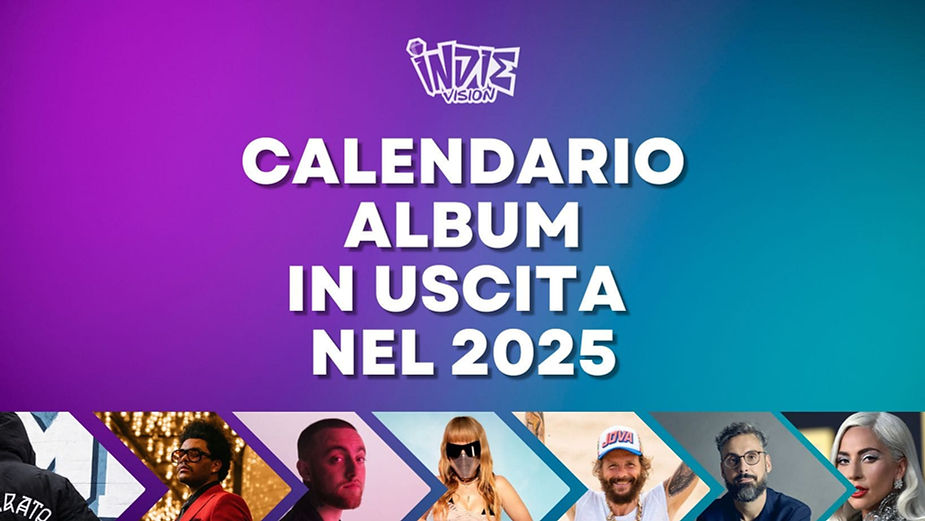 Calendario album in uscita nel 2025